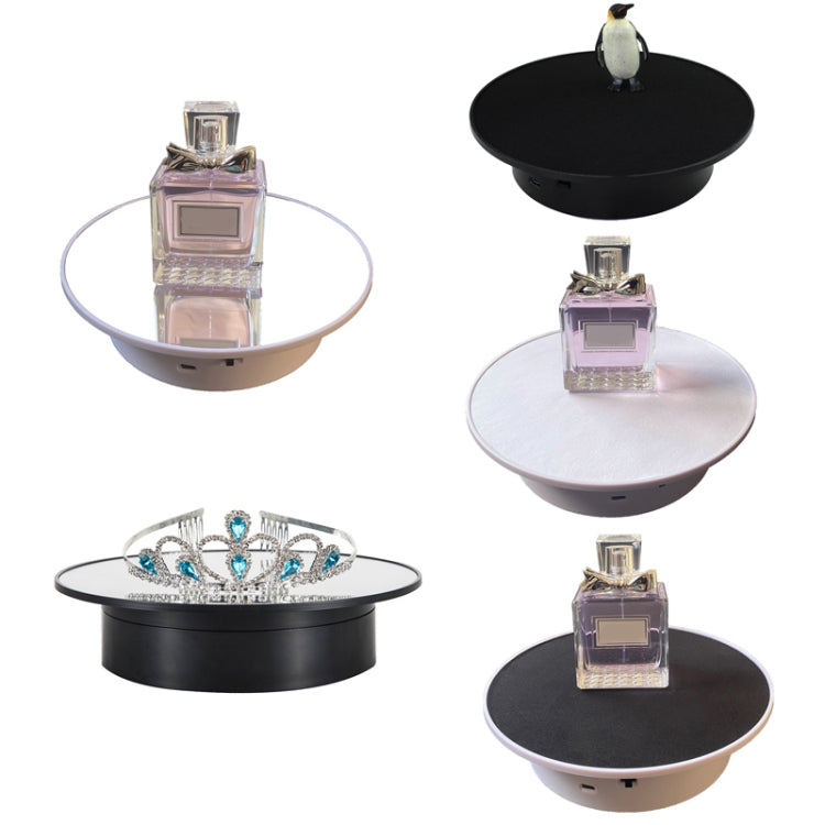 USB Powered 25cm Rotating Display Stand - Golden Mirror