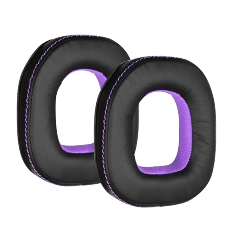 Black and Purple Sponge Earpads for Logitech Astro A50 Gen3/Gen4 Headset