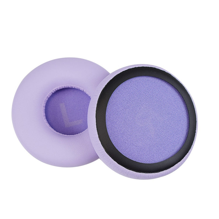 Protein Leather Sponge Earpads for JBL T450/Tune 600/T500BT (Light Purple)