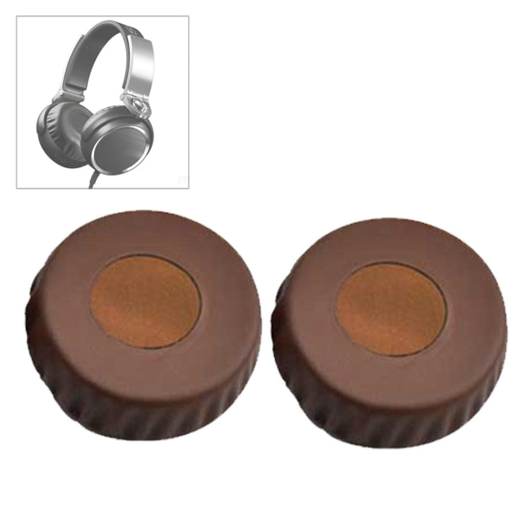 Comfortable Brown Sponge Ear Pads for SONY MDR-XB600 Headset