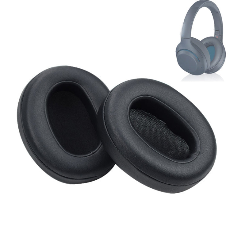 Protein Skin-Black Sponge Earpads for SONY WH-XB900N Headset
