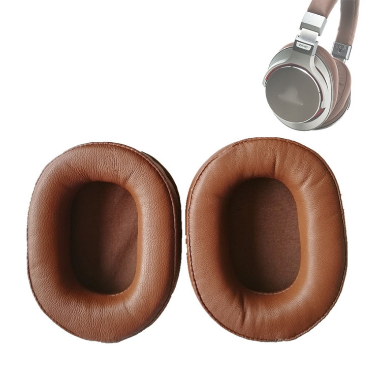 Sheep Leather Earmuff for Audio-Technica Headphones, Brown