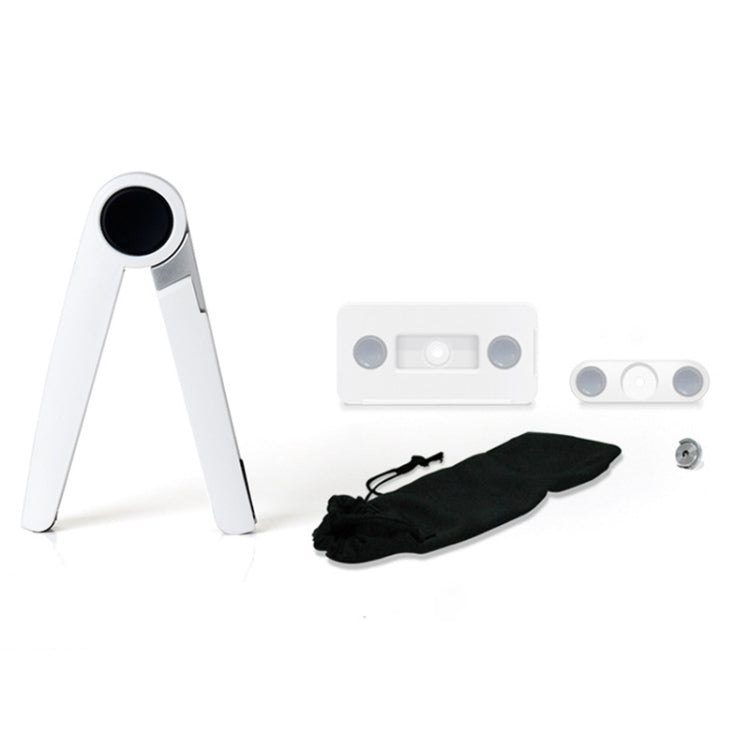 Foldable Laptop Stand Mobile Phone Tablet Desktop Stand - White