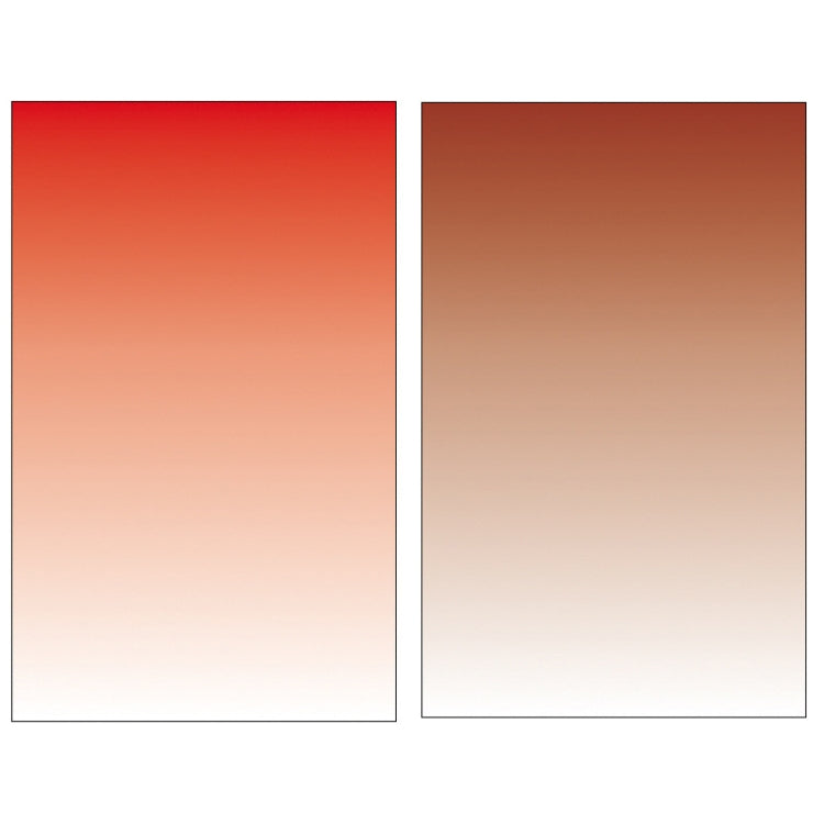 Gradient Morandi Double-Sided Film Photo Props Background Paper (Red/Gold Brown) - 54 x 83cm