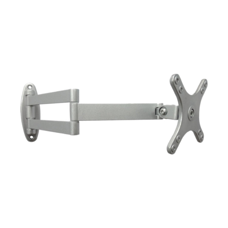 Swivel Bracket for Wall-Mounted Computer LCD Monitors (Silver)