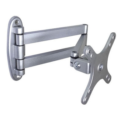 Swivel Bracket for Wall-Mounted Computer LCD Monitors (Silver)