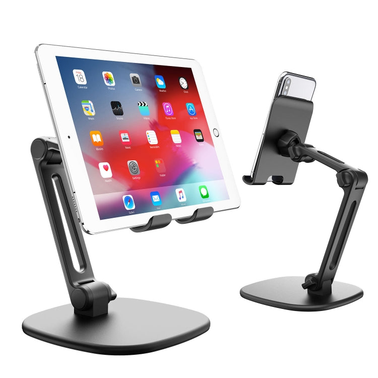 Flexible Magnetic Phone and Tablet Holder with Charging Port (Black)