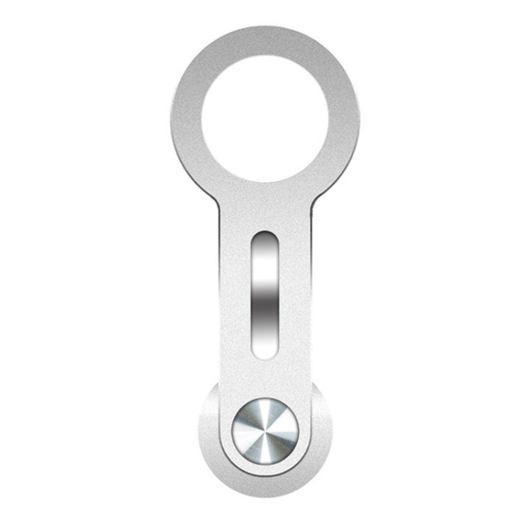 Magnetic Laptop Stand with Hidden Car Bracket and Adjustable Angle (Silver)