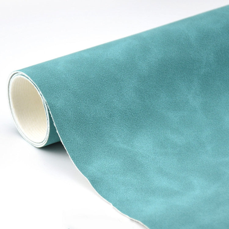 Waterproof Non-Reflective Matte Leather Photo Background Cloth Set of 2 (50 x 68cm, Lake Blue)