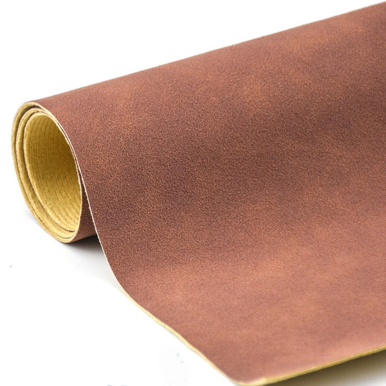 Waterproof Non-Reflective Matte Leather Photo Background Cloth Set - Brown (2 PCS, 50 x 68cm)