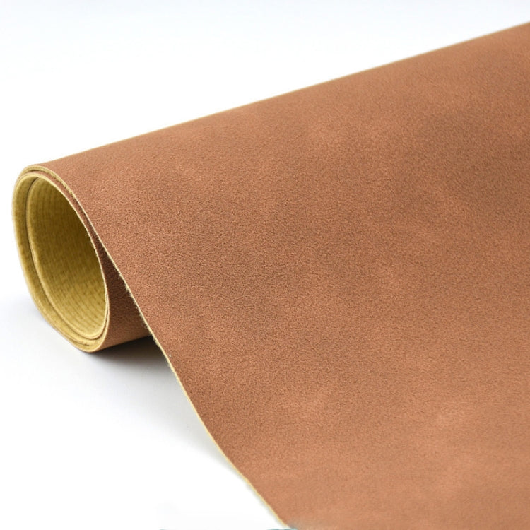 Waterproof Non-Reflective Matte Leather Photo Background Cloth - Set of 2 (Yellow Brown, 50 x 68cm)