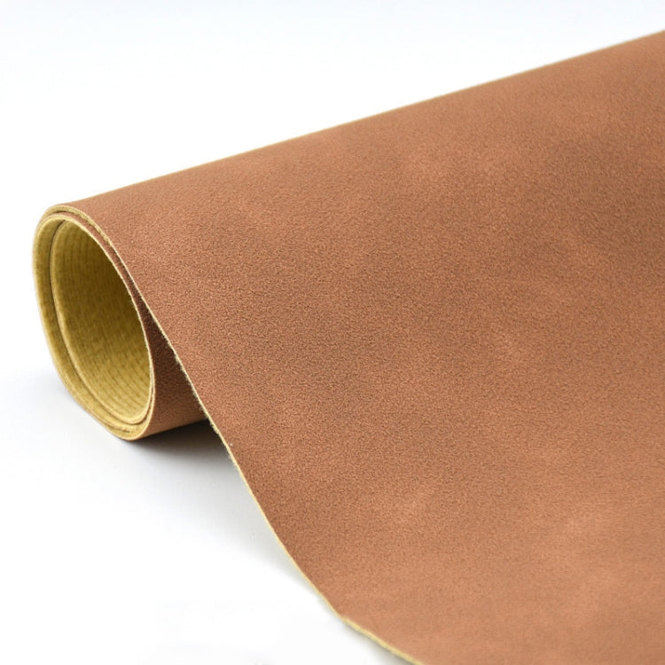 Thickened Waterproof Non-reflective Matte Leather Photo Background Cloth (Light Brown) - Set of 2 Pieces