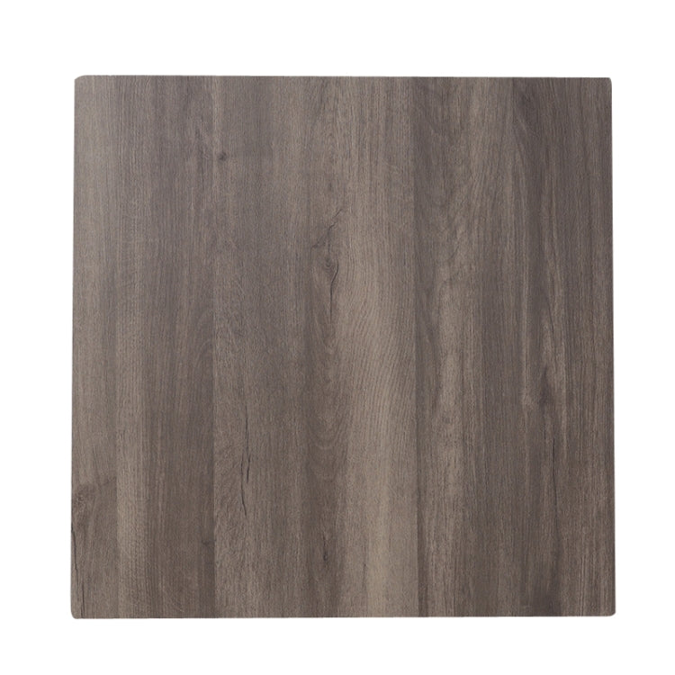 PVC Photo Background Board - 40x40cm (Dark Wood Grain)