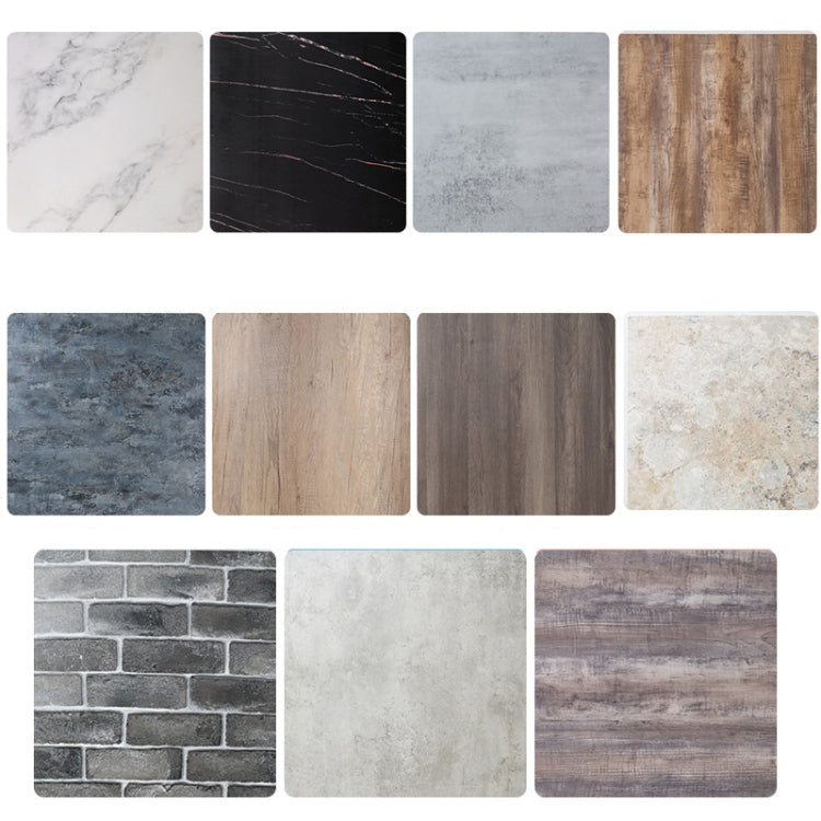 PVC Photo Background Board - Ancient Wood Gray (40x40cm)