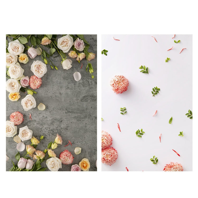 3D Stereoscopic Double-Sided Photography Background Board Set of 2 (Flower Rhyme 1)