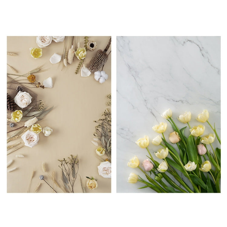 Flower Rhyme 2 3D Stereoscopic Double-sided Photography Background Board - 2 PCS