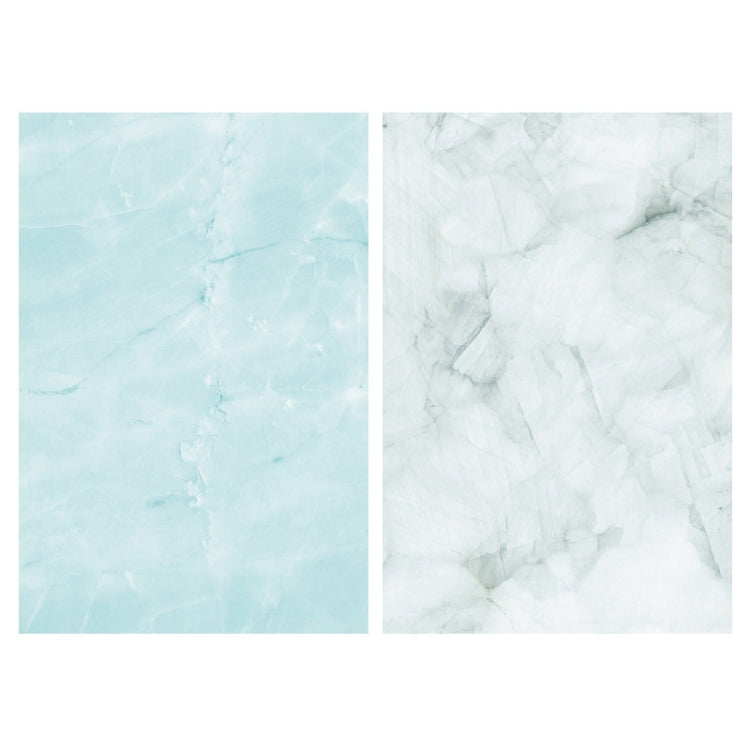 3D Stereoscopic Double-sided Photography Background Board Set of 2 (Emerald Jade)