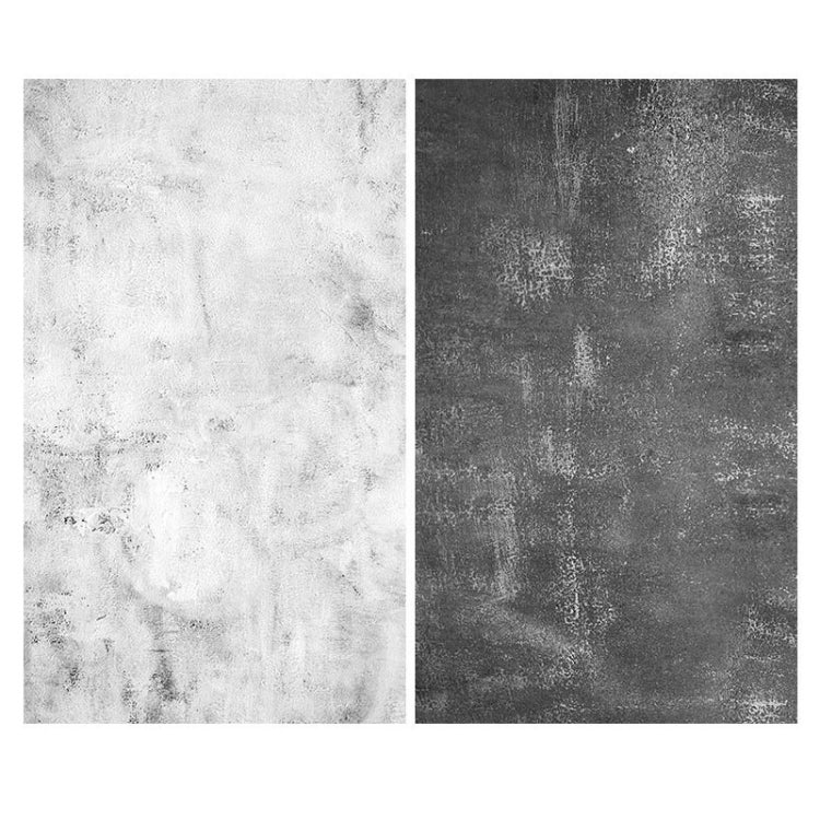 3D Stereoscopic Double-sided Photography Background Board Set (Black and White Lime, 2 PCS)
