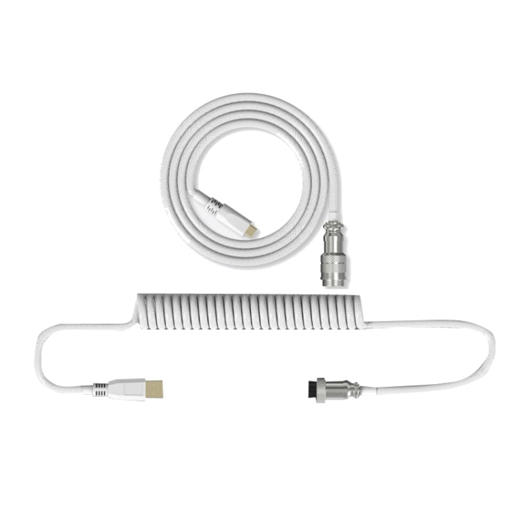 Detachable Type-C Gaming Mechanical Keyboard Cable with Aviation Connector