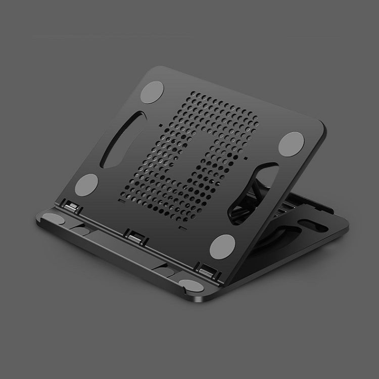 Adjustable Foldable Laptop Desktop Cooling Stand (Black)