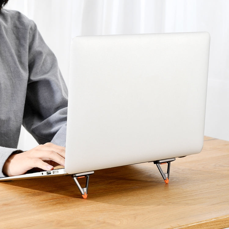 Triangle Mini Cooling Laptop Stand with Removable Glue