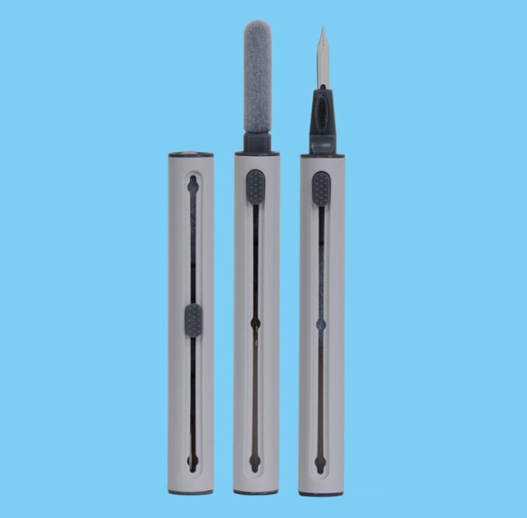 Portable Telescopic Headset and Keyboard Cleaning Pen (5 PCS, White)