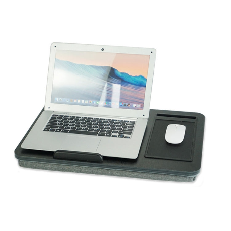 Lazy Desk HQ-401: Black Wood Multifunctional Bed