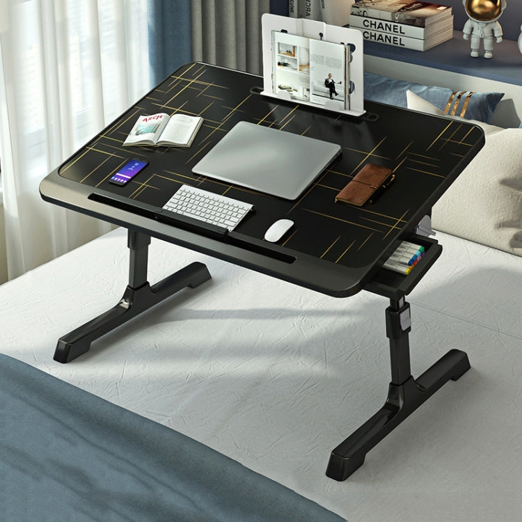 Adjustable N6 Foldable Bed Computer Desk with Drawer and Shelf
