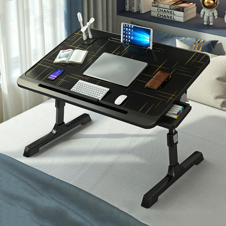 N6 Adjustable Bed Desk with Drawer and USB