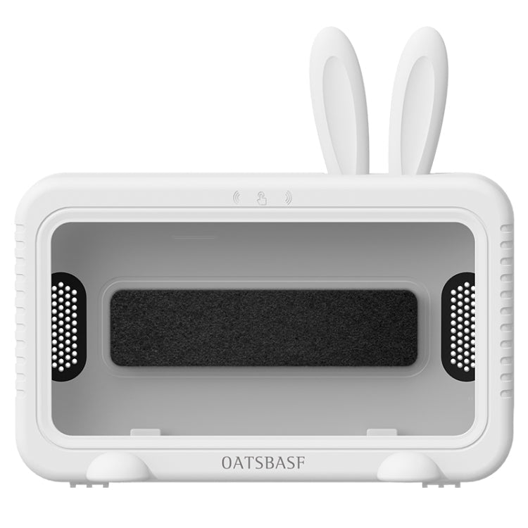 Cute Bunny Waterproof Bathroom Phone Holder with Rotating Bracket (White)