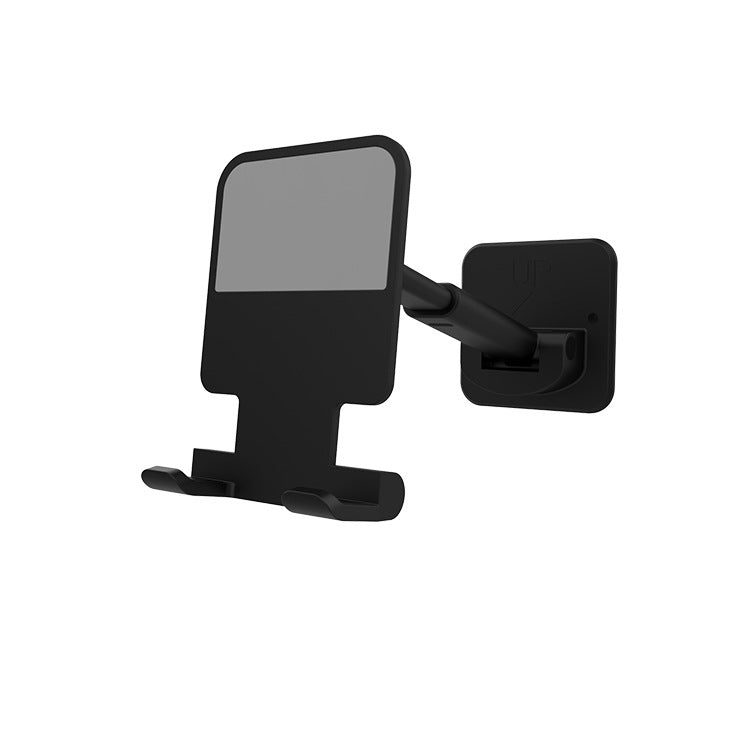 Foldable Telescopic Wall Paste Mobile Phone Bracket (Black)