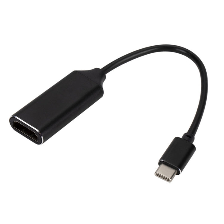 USB-C to HDMI 4K Converter for Seamless Audio-Video Transmission (Black)