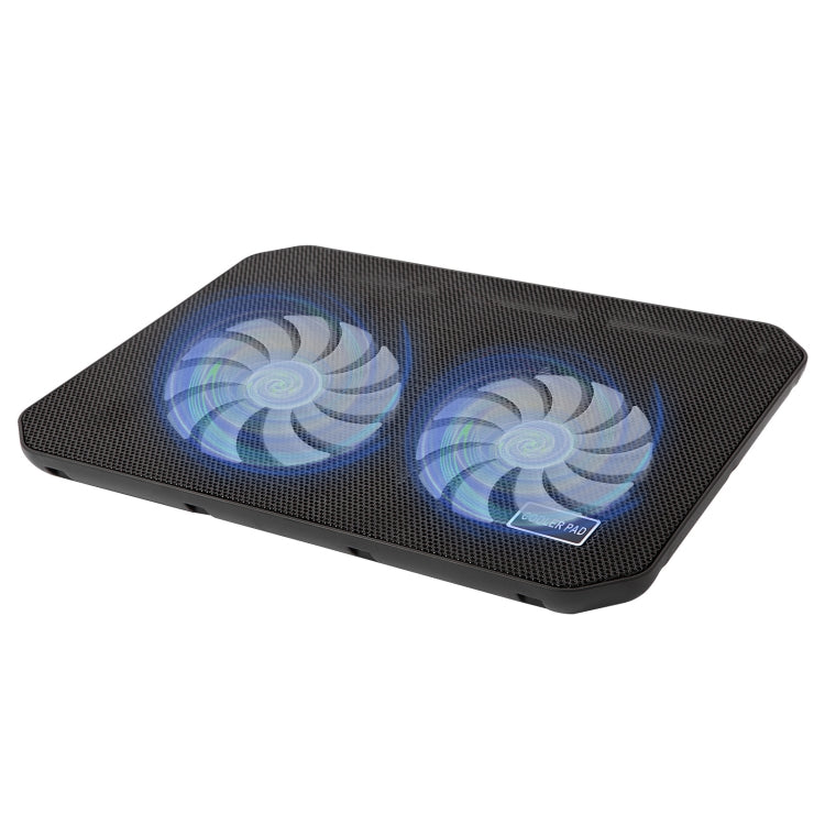 NUOXI M10 Dual USB Laptop Cooler - Black
