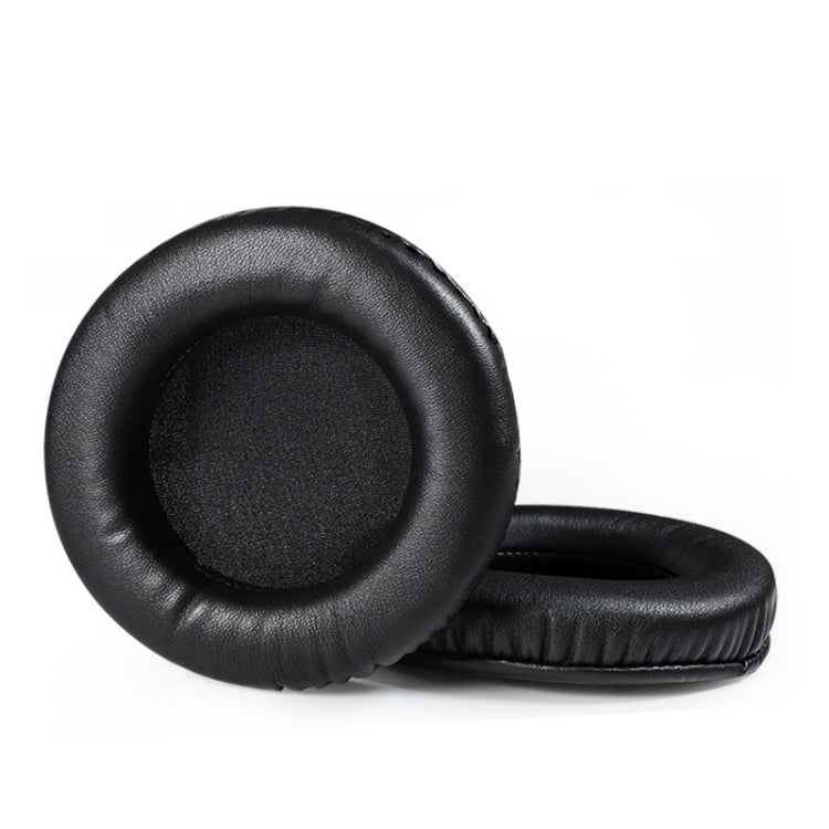 2 Pieces of Black Protein Skin Earmuffs for Audio-Technica AD1000X, AD2000X, AD900X, and AD700X