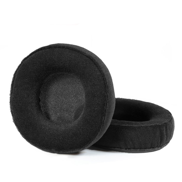 2 Pieces of Black Flannel Earmuffs for Audio-Technica Headphones