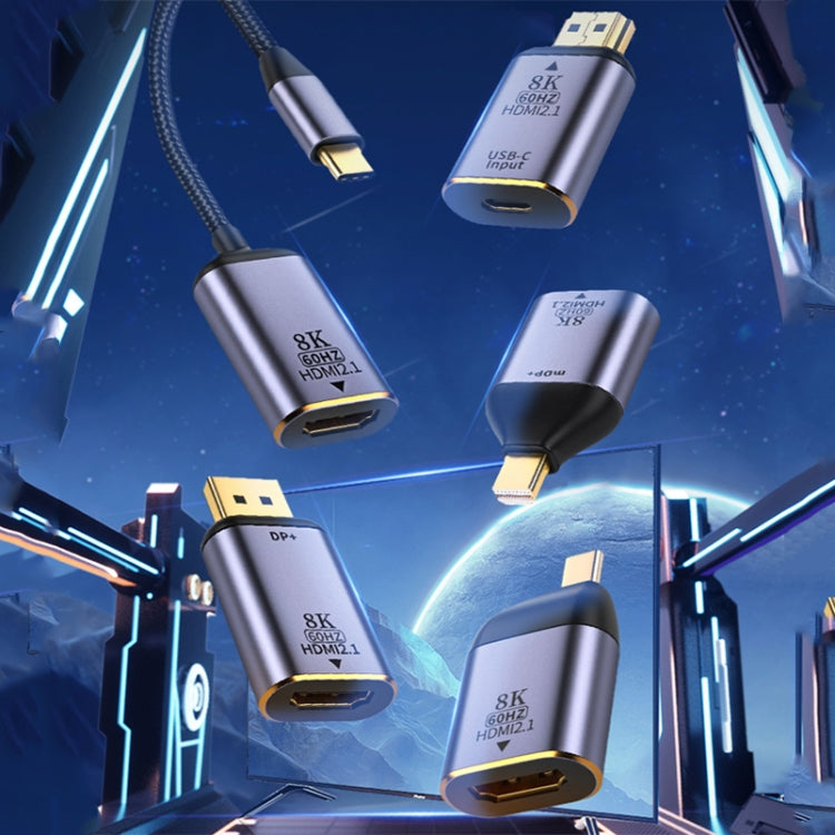8K Type-C to HDMI Converter with Multiple Interface Options