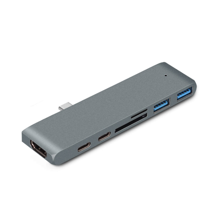 4K HDMI Hub Docking Station with TF/SD Card Reader for MacBook Pro (Grey)