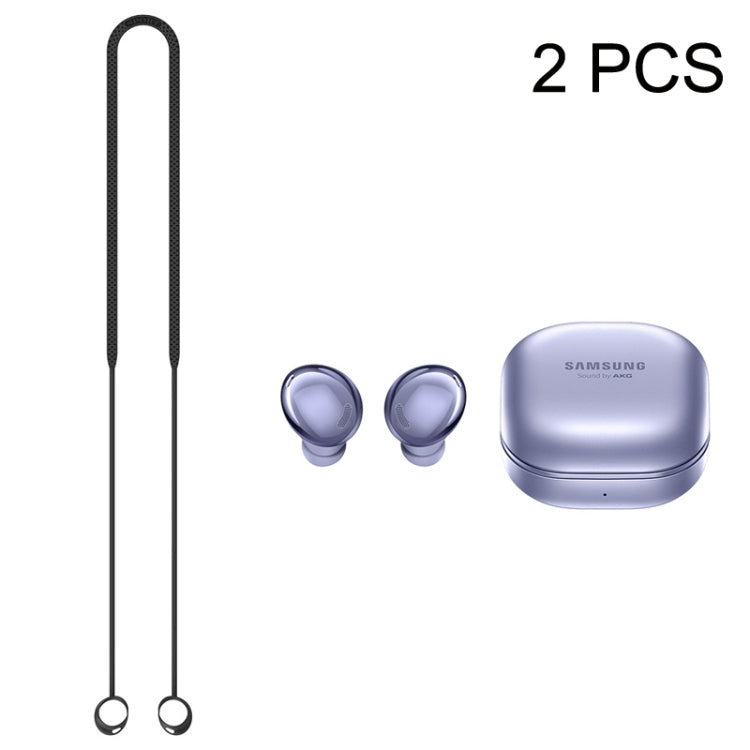 Silicone Anti-Lost Cord for Samsung Galaxy Buds Pro (Blue, 2 PCS)