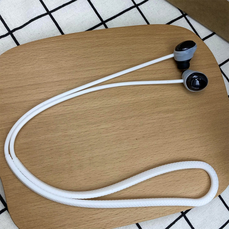 Wireless Bluetooth Earphone Silicone Anti-Lost Cord with Flex Neck for Samsung Galaxy Buds Pro (White)
