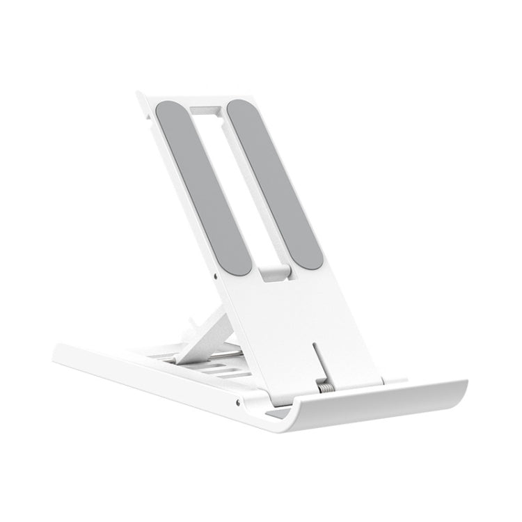 Adjustable Desktop Mobile Phone and Notebook Bracket in White