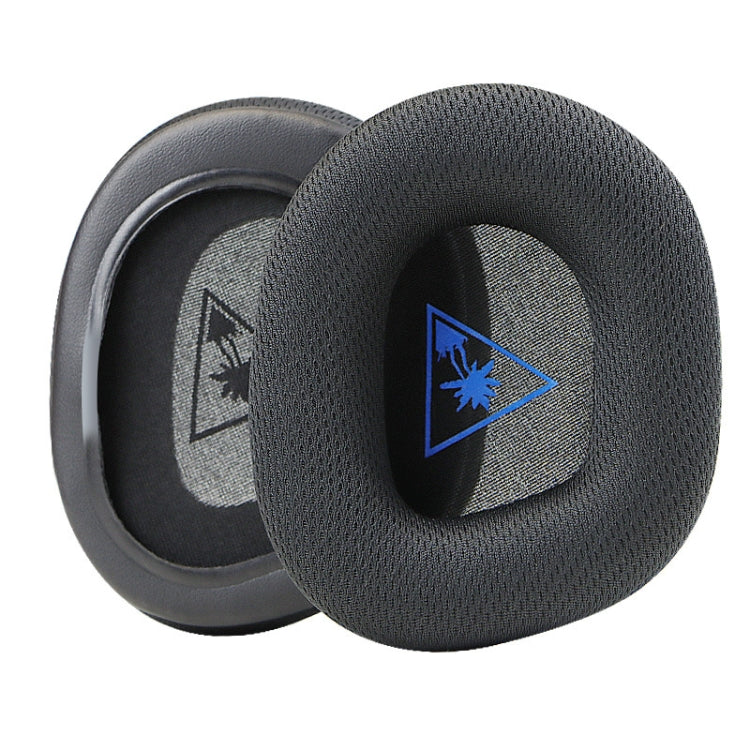 Foam Covers for Turtle Beach Stealth 600 Gen 2 Headphones - Black With Blue Pattern
