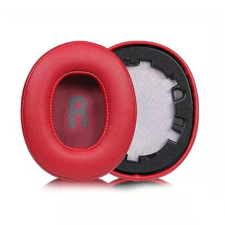 Red Protein Leather Headphone Earmuffs for JBL TUNE700 T750BTNC T700BT