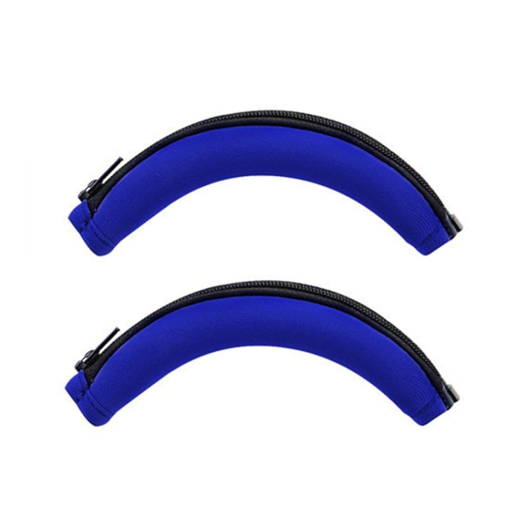 2-Piece Blue Head Beam Headset Earmuffs Sponge Cover for Edifier W820nb