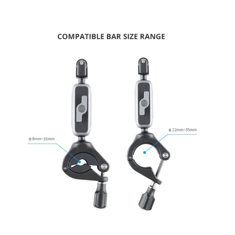 PGYTECH Action Camera Handlebar Mount for Insta360, OSMO Action, and GoPro
