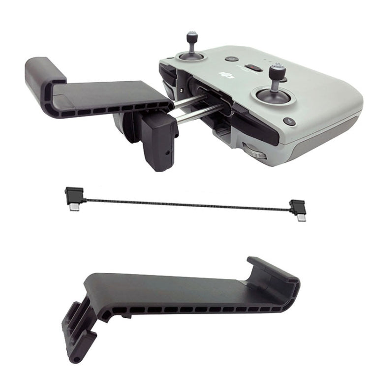 RC Tablet Extension Bracket For DJI Mavic 3 / Air 2 / Air 2S / Mini 2, Large+Type-c Line