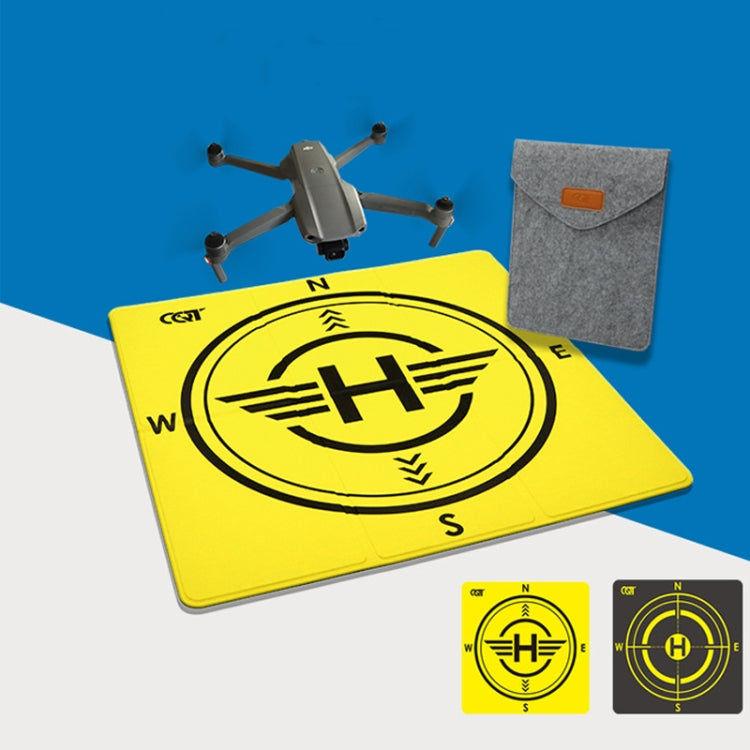 Yellow and Black Double-Sided Landing Pad for DJI Mavic Drones