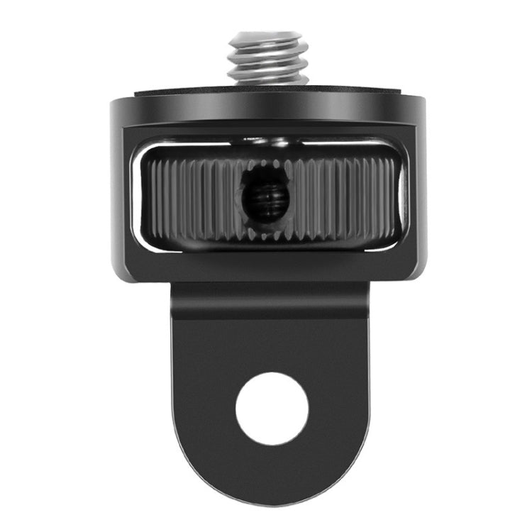 Tripod Adapter for Sport Cameras with 1/4 Inch Screw Conversion Kit (Black)