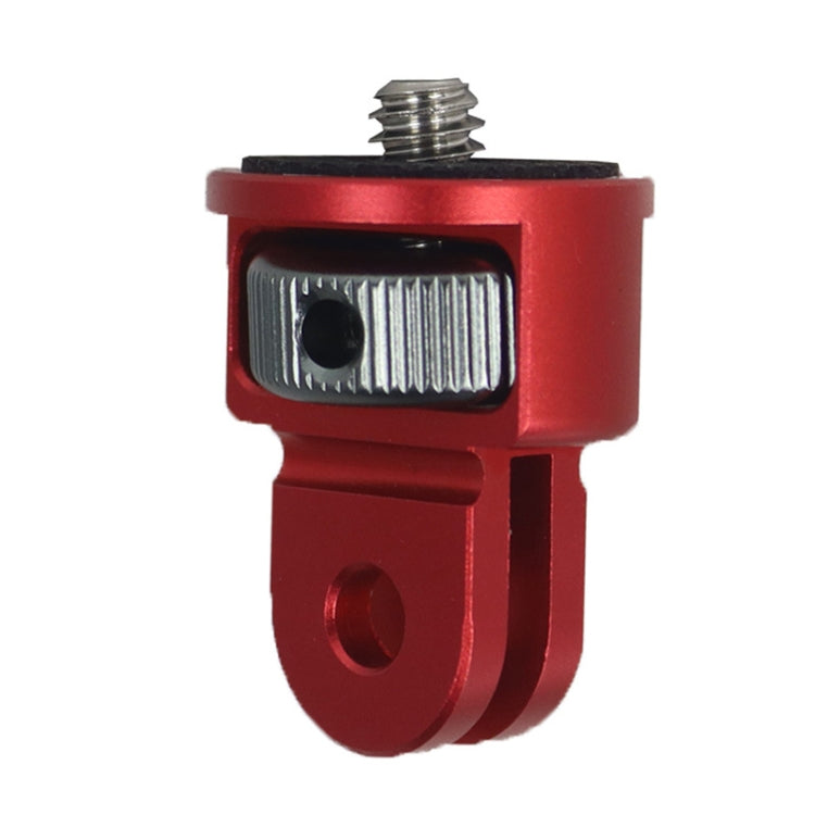 1/4 Inch Screw Converter Tripod Adapter for Action Cameras (Red Titanium)