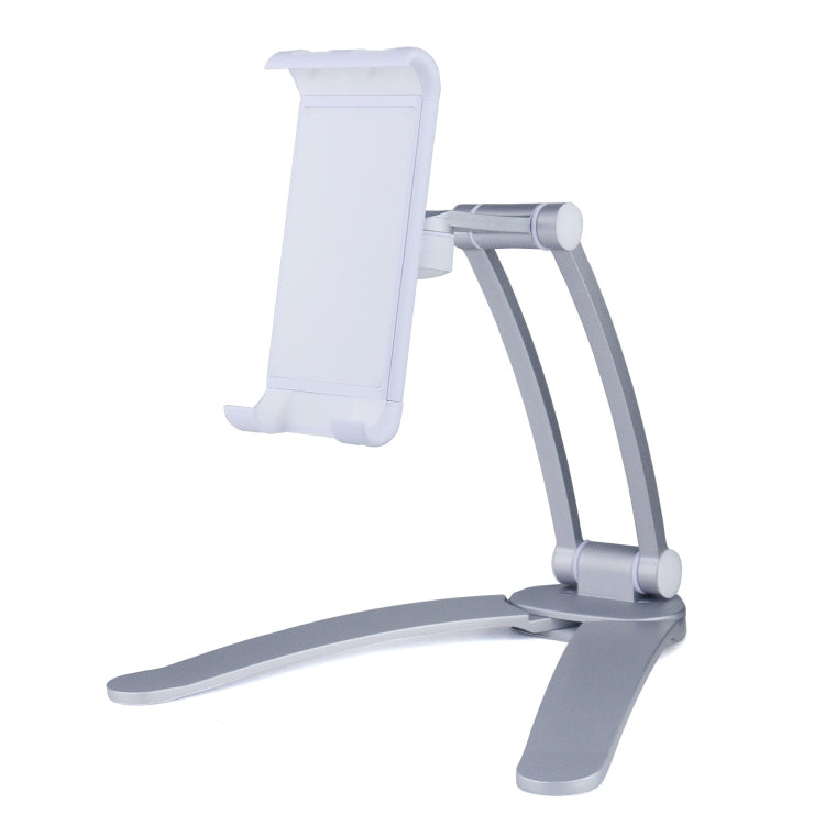 PB-41E Silver Desktop and Wall Mount Phone and Tablet Lazy Folding Stand