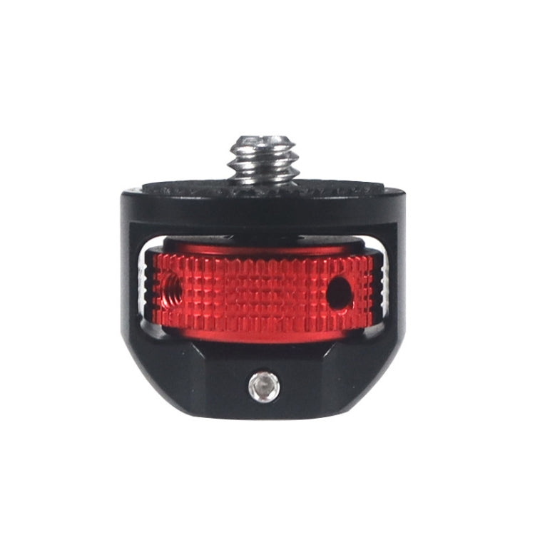 Camera Conversion Screw Adapter with 1/4 Inch for DJI Pocket2/Insta360 ONE X2 (Black+Red)
